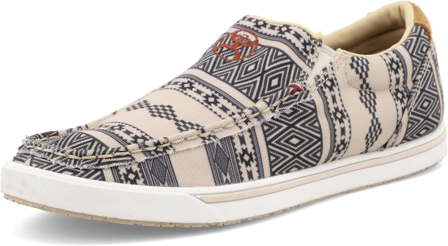 Twisted X Women's Hooey Slip-On Loper, Moc Toe, Taupe & Black, 6 M