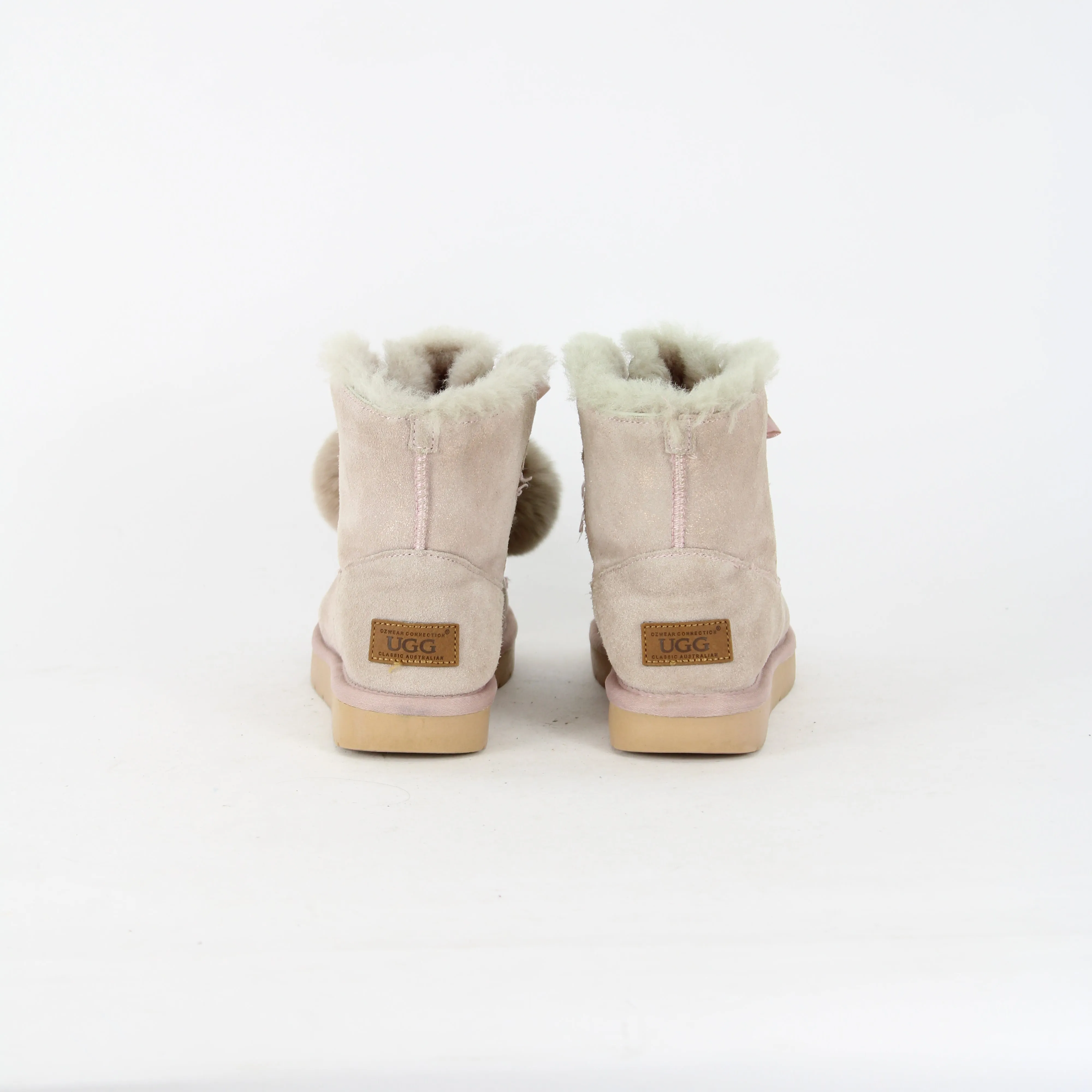 UGG Pink Slip On Boots