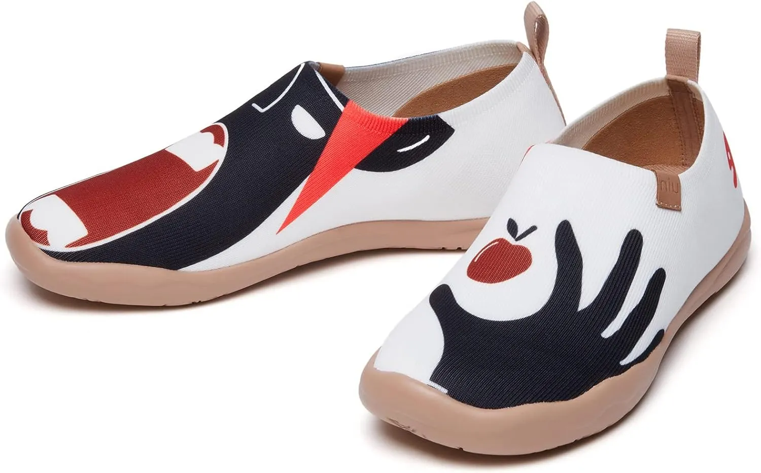 UIN Women's Art Painted Travel Shoes Slip On Casual Knit Loafers Lightweight Comfort Fashion Sneaker Constellation Toledo Ⅰ