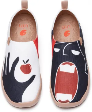 UIN Women's Art Painted Travel Shoes Slip On Casual Knit Loafers Lightweight Comfort Fashion Sneaker Constellation Toledo Ⅰ