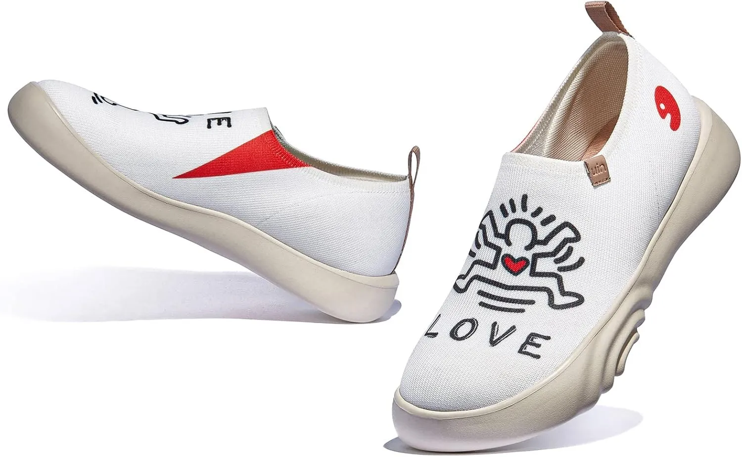 UIN Women's Art Travel Walking Shoes Slip On Casual Lightweight Fashion Sneaker Toledo ⅩⅤ