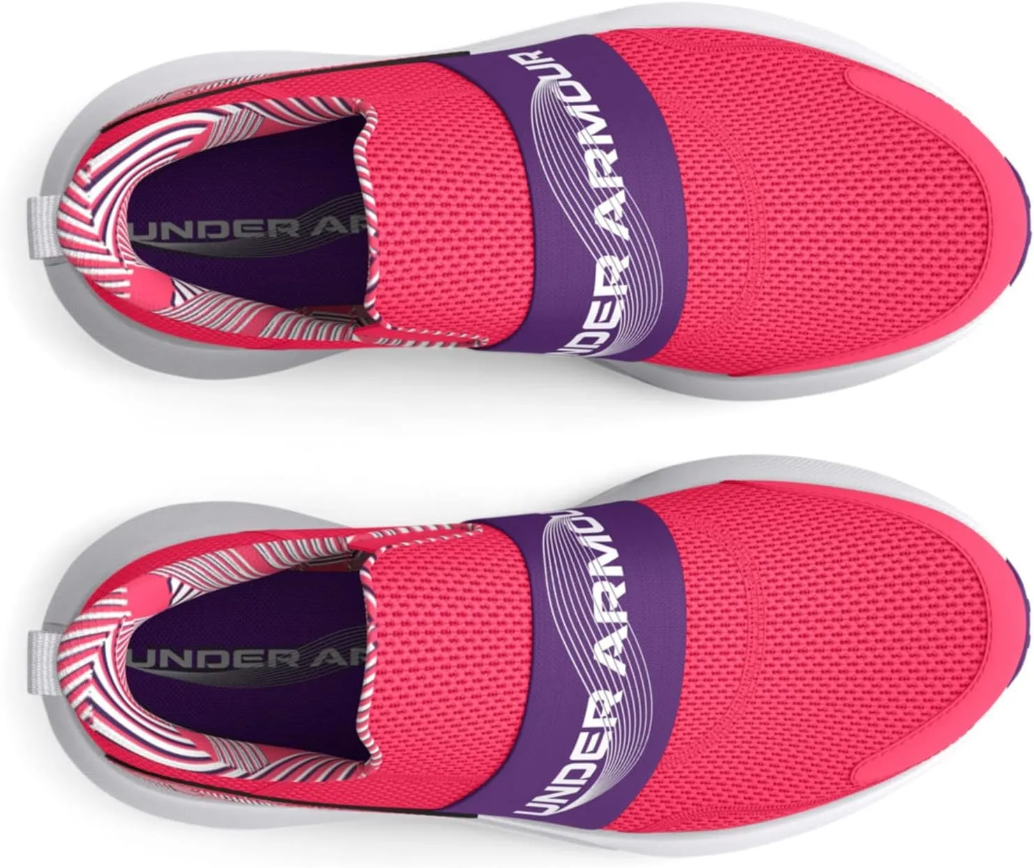 Under Armour Girl's Surge 3 Slip-On Print (Big Kid)