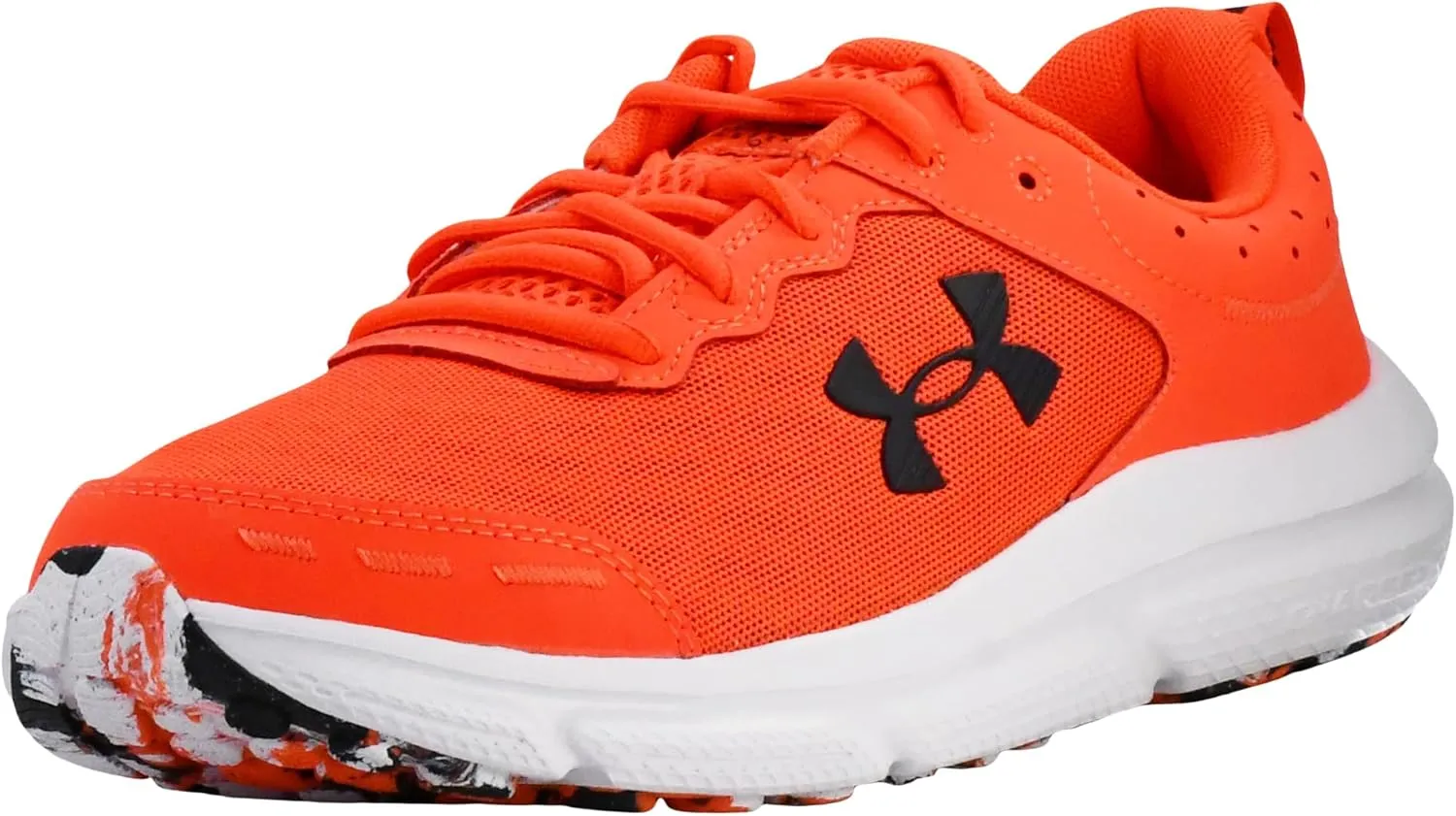 Under Armour Men's Charged Assert 10 Sneaker, Ares Red/Ares Red/Anthracite