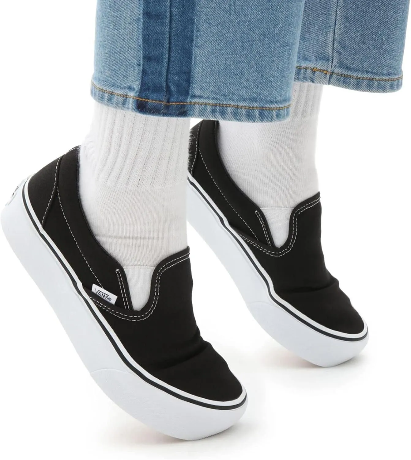 Vans Women's Classic Slip On Platform Sneakers