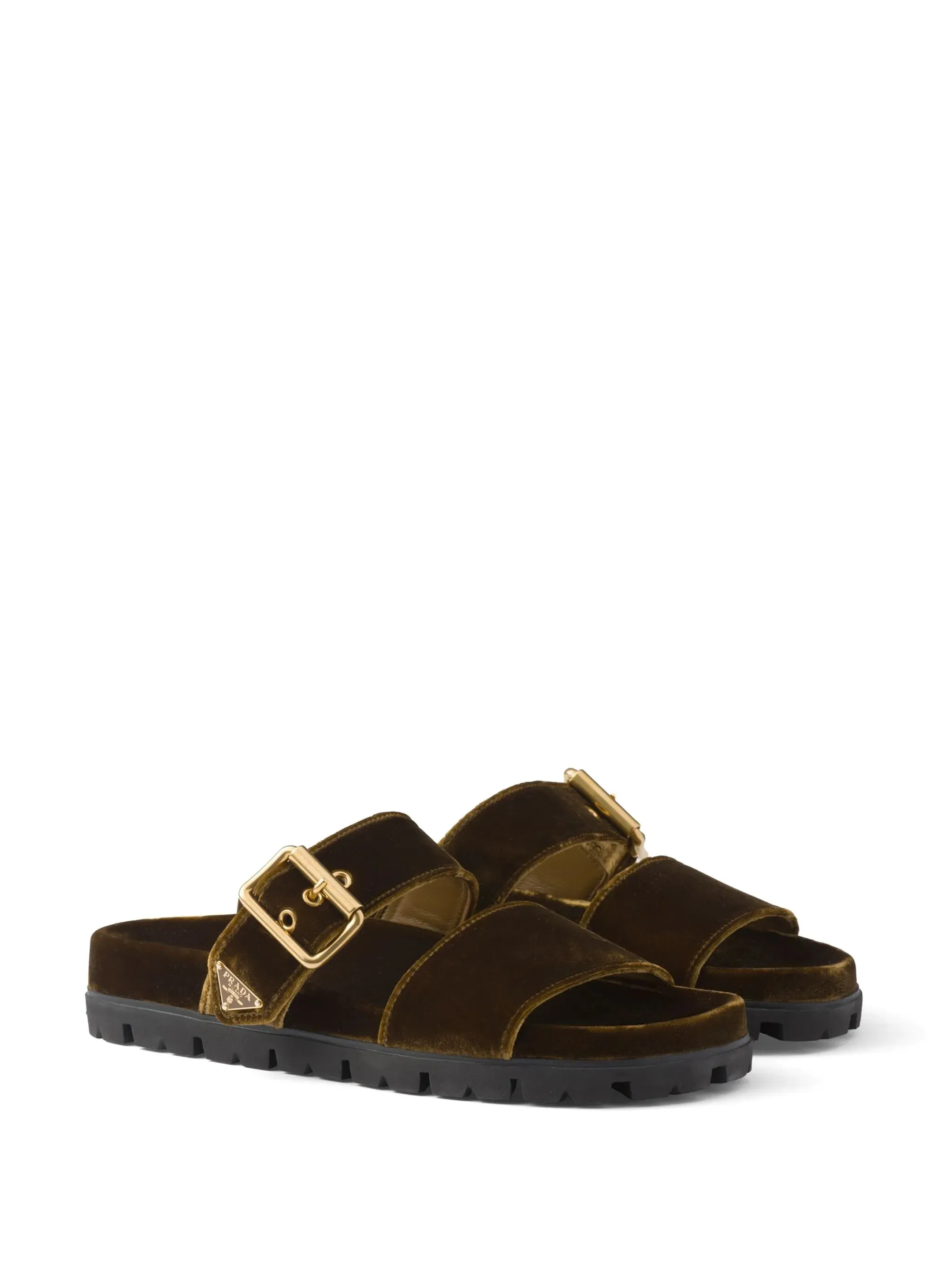velvet sandals Enhanced buckled Student discount