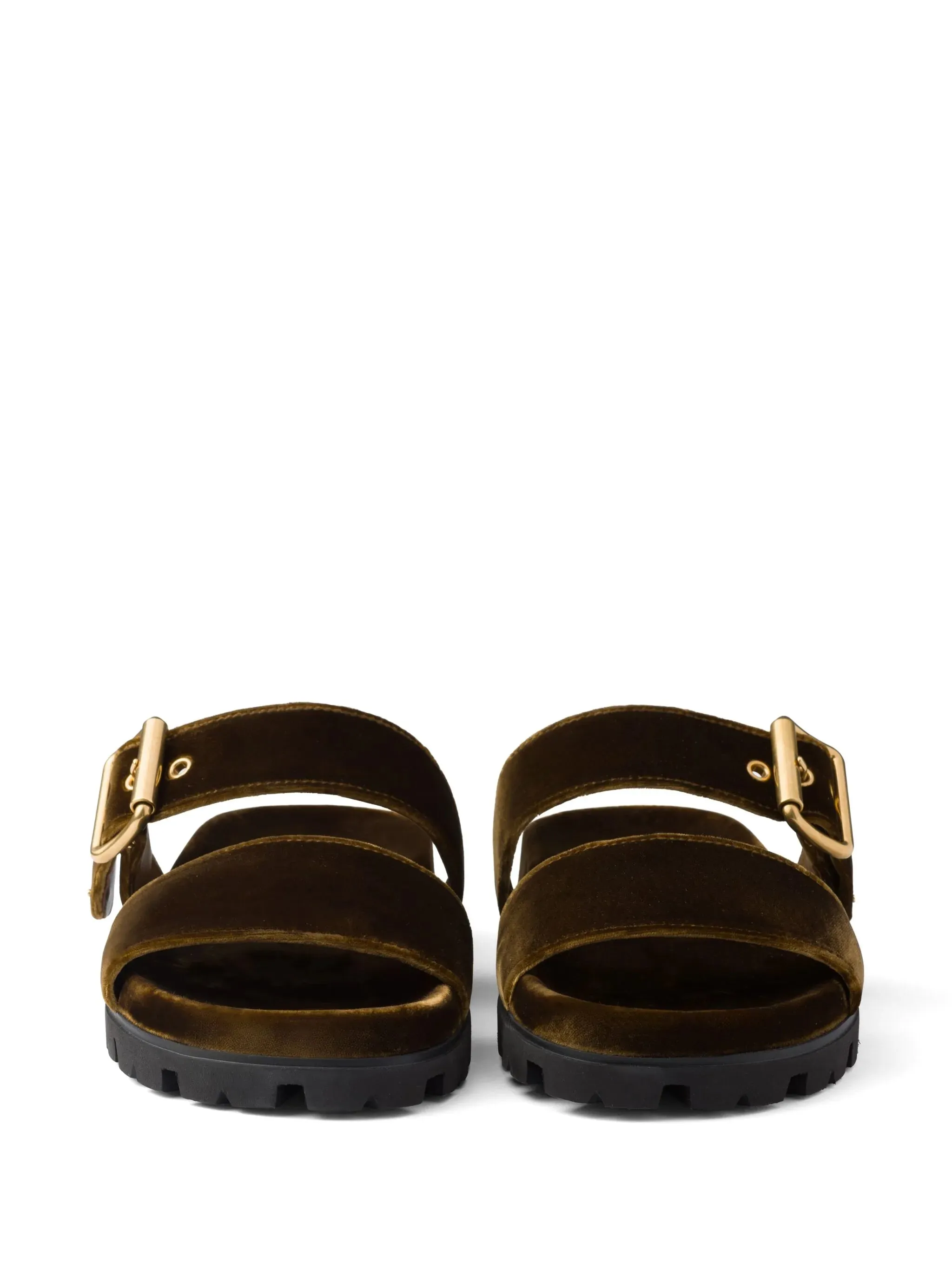 velvet sandals Enhanced buckled Student discount