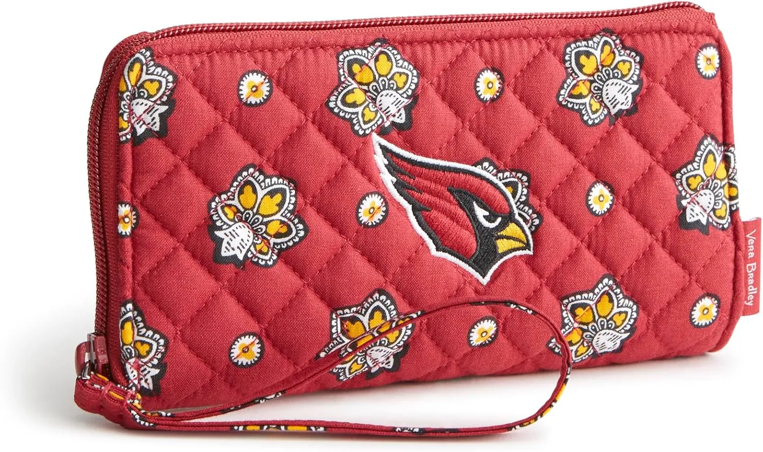 Vera Bradley Women's Cotton NFL Front Zip Wristlet (Multiple Teams Available)