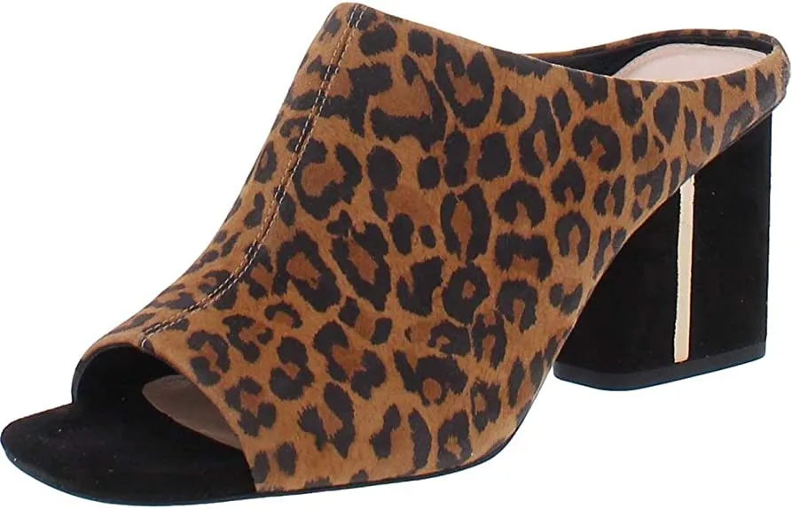 VIA SPIGA Women's V-Hennie Slides Sandal, Toffee Black, 6.5