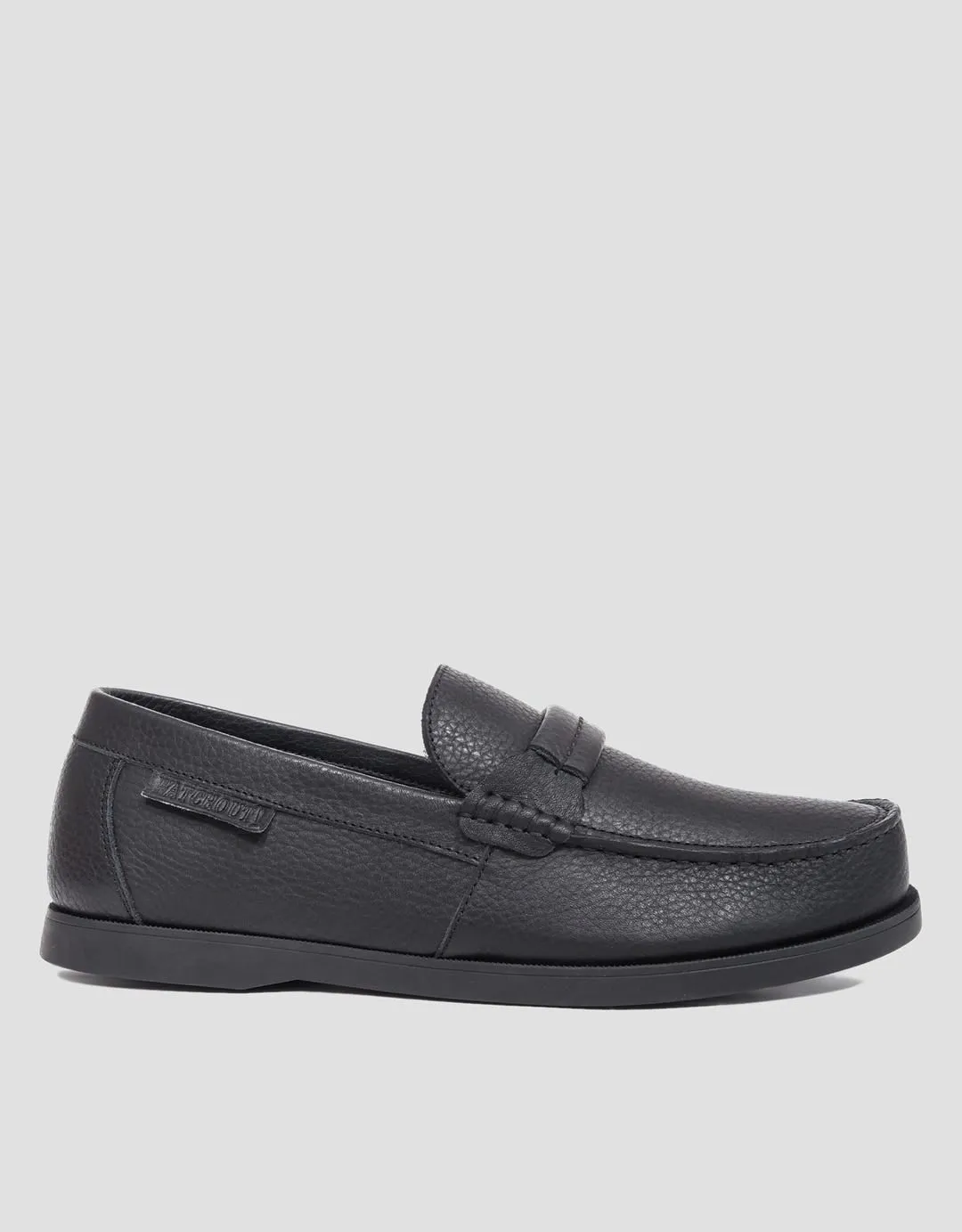 Watchout Round Toe Sepatu Moccasin Pria