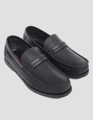 Watchout Round Toe Sepatu Moccasin Pria