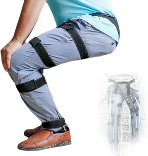 Wearable Chair Invisible Magic Seats, Exoskeleton Levitation Seat, Folding Fishing Portable Seat Lightweight Chair, Bear Up To 330Lbs, Exoskeleton Levitation Seat, For Fishing, Concert, Subway ( Size