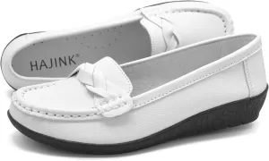Women Loafers Flexible Breathable Slip-On Comfortable Sole Ladies Shoes for Walking