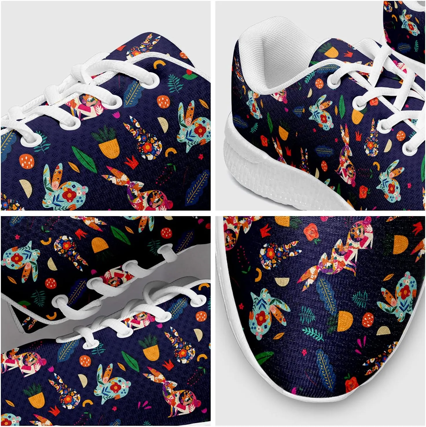 Women Slip On Tennis Shoes Athletic Walking Casual Non-Slip Sneakers Custom Pet Print Shoes