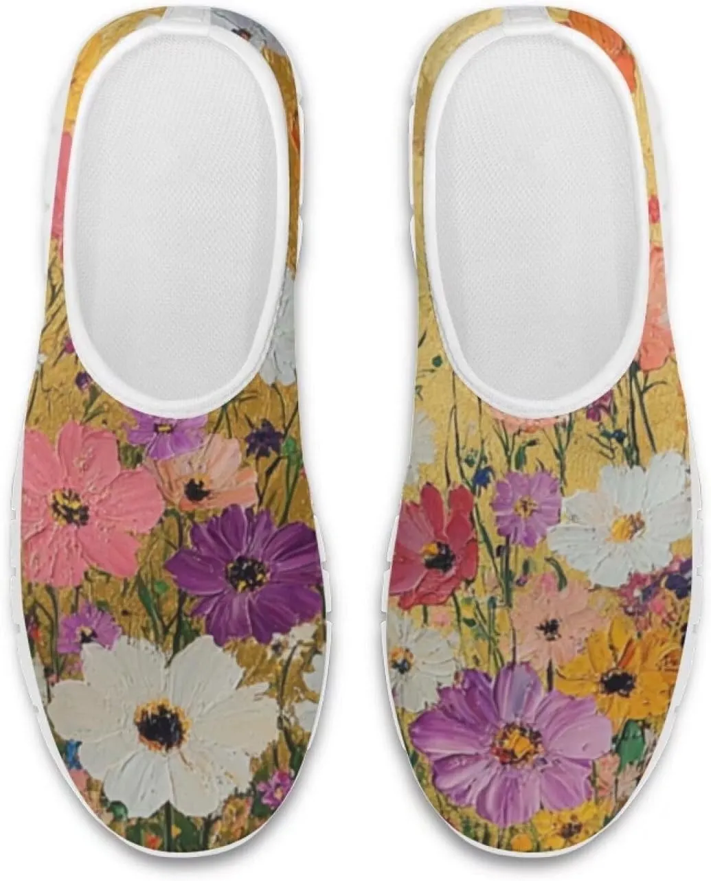 Women Slip On Tennis Shoes Casual Sneakers Womens Non Slip Work Shoes