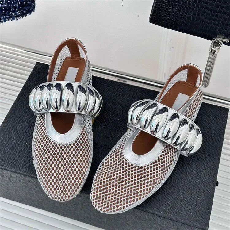 Women’s Buckle Flat Shoes