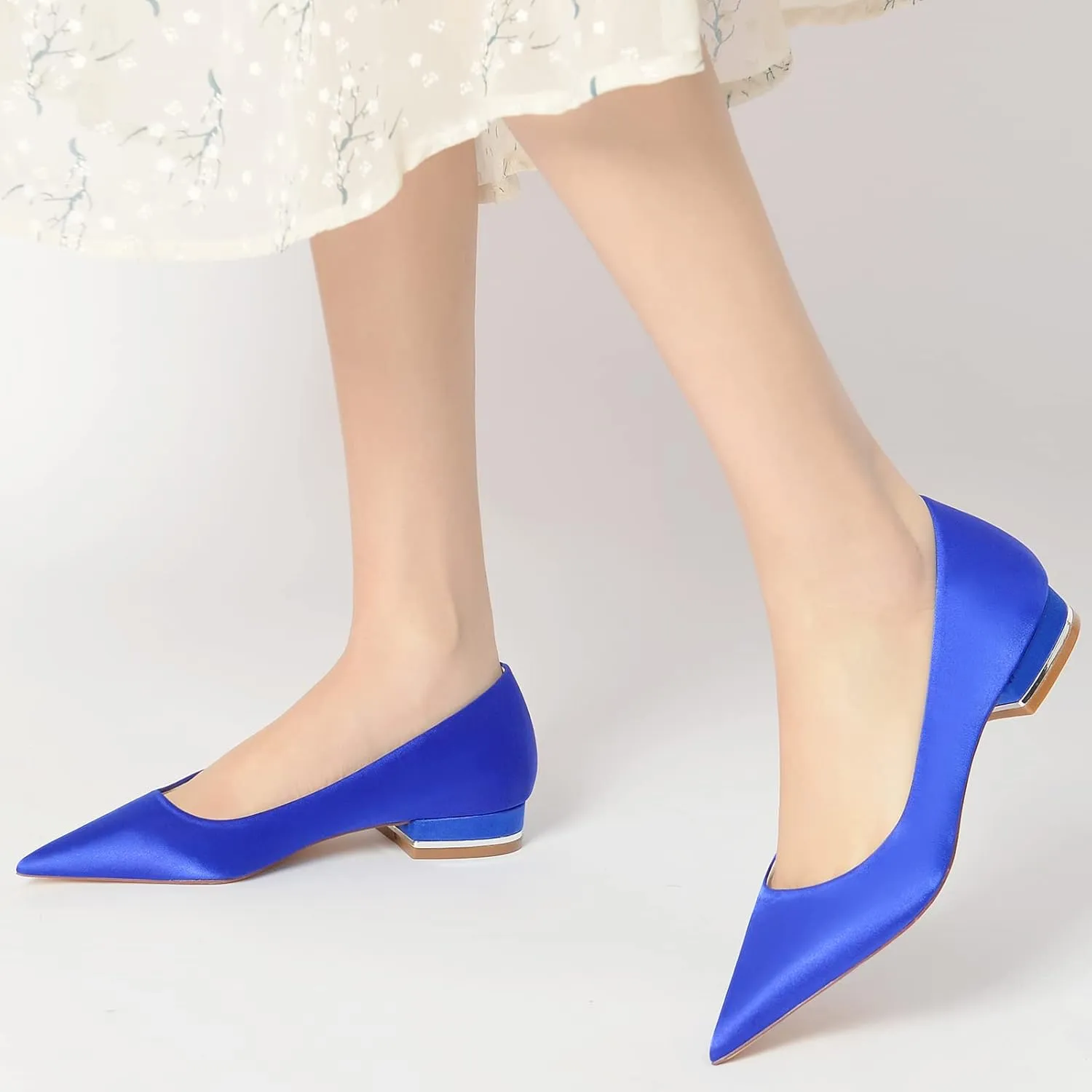 Womens Matte Leather Fashion Wedding Square Toe Slip On Chunky Low Heel Pumps Shoes Solid Comfortable Formal Party Office Shoe