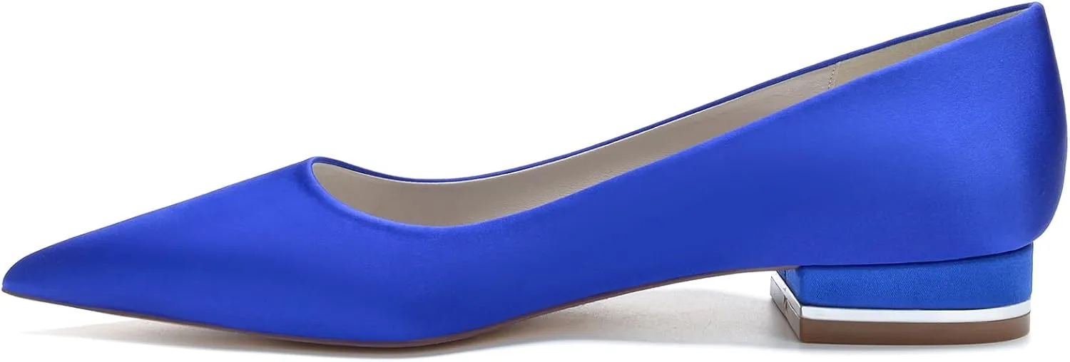 Womens Matte Leather Fashion Wedding Square Toe Slip On Chunky Low Heel Pumps Shoes Solid Comfortable Formal Party Office Shoe