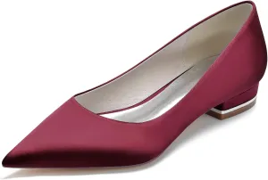 Womens Matte Leather Fashion Wedding Square Toe Slip On Chunky Low Heel Pumps Shoes Solid Comfortable Formal Party Office Shoe