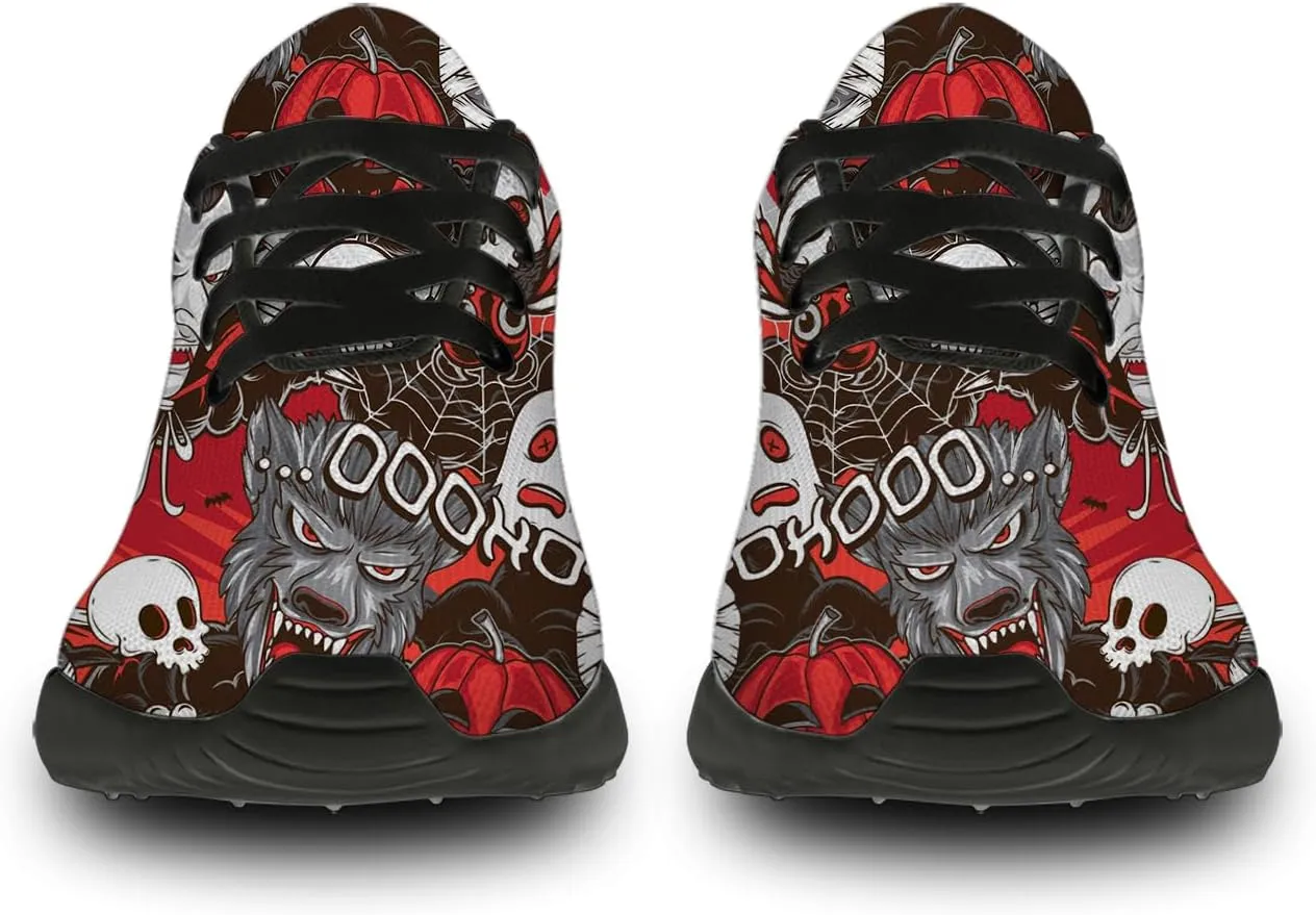 Womens Mens Halloween Shoes Lightweight Comfortable Tennis Running Jogging Shoes Walking Sneakers Gifts for Men Women