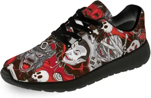 Womens Mens Halloween Shoes Lightweight Comfortable Tennis Running Jogging Shoes Walking Sneakers Gifts for Men Women