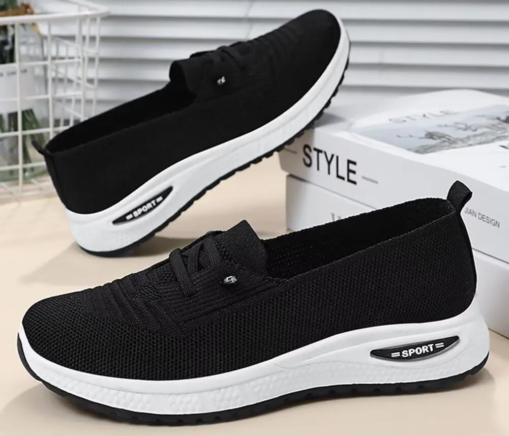 Women's Orthopedic Mesh Walking Shoes Athletic Sport Running Sneakers Slip-on Cozy Breathable