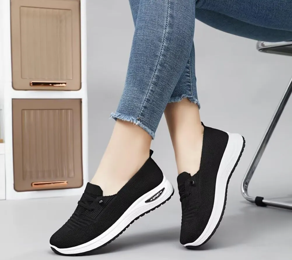 Women's Orthopedic Mesh Walking Shoes Athletic Sport Running Sneakers Slip-on Cozy Breathable