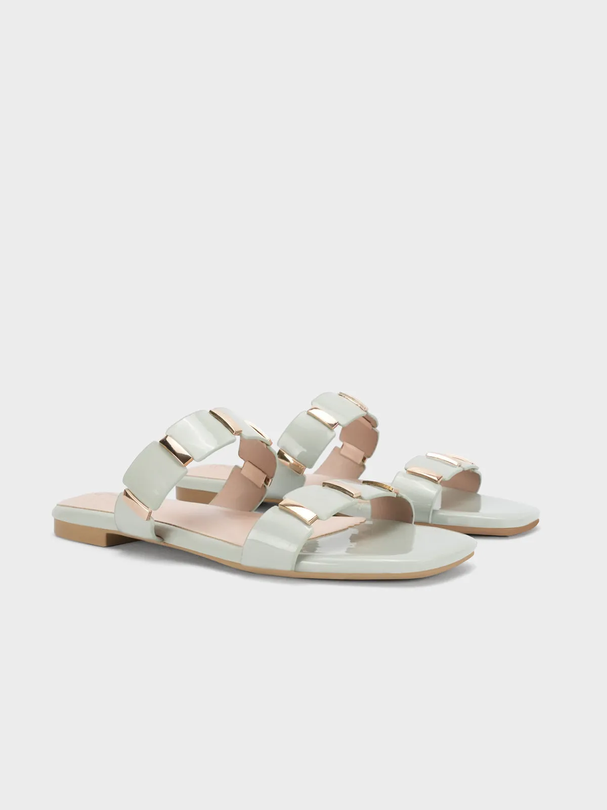 Women's "OSCAR" Flat Summer Open-Toe Slippers