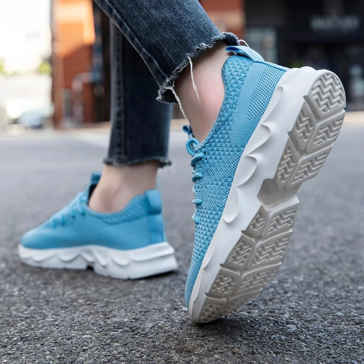 Women's Running Shoes Breathable Casual Athletic Sneakers Lightweight Comfortable Slip On Gym Walking Tennis Fashion Casual Shoes Sports Shoes