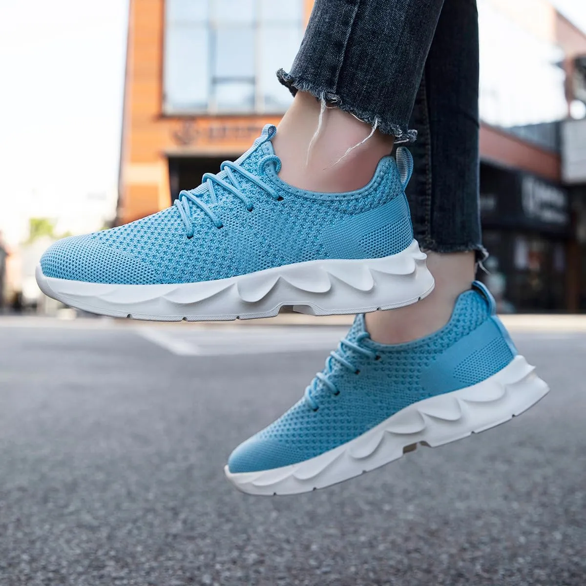 Women's Running Shoes Breathable Casual Athletic Sneakers Lightweight Comfortable Slip On Gym Walking Tennis Fashion Casual Shoes Sports Shoes