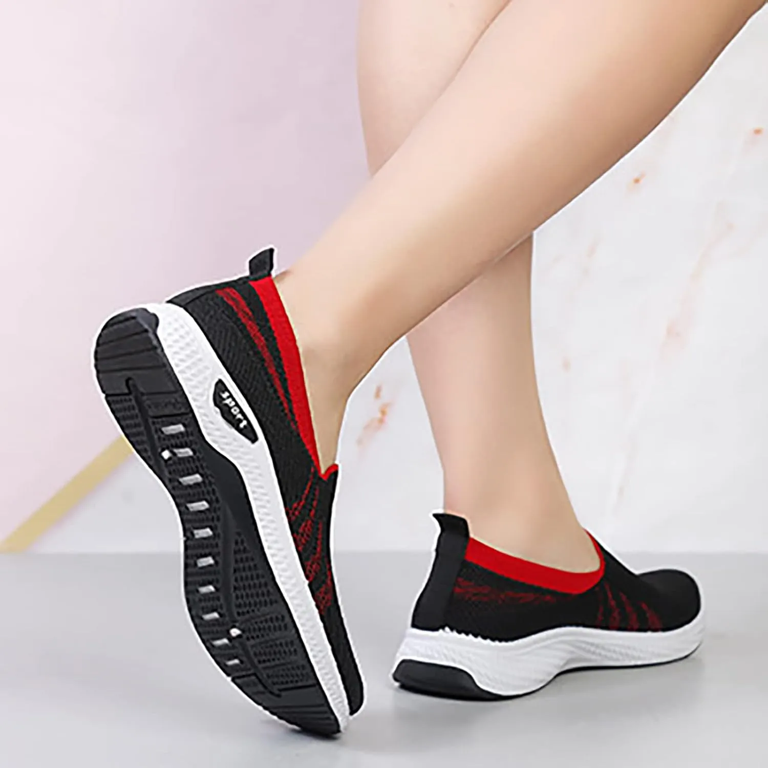 Women's Running Shoes Ultra Lightweight Breathable Walking Shoes Non Slip Athletic Sneakers Mesh Workout Casual Sports Shoes