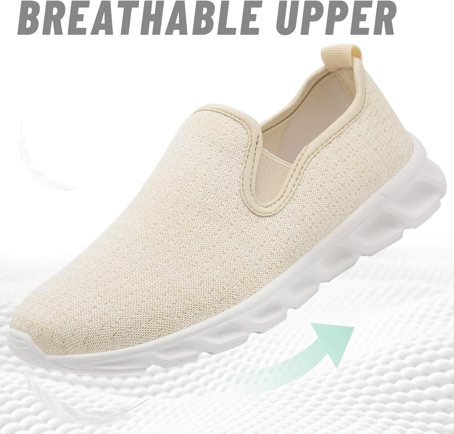 Womens Running Tennis Walking Gym Slip on Shoes Athletic Sneakers Workout Fitness Hiking Shoe