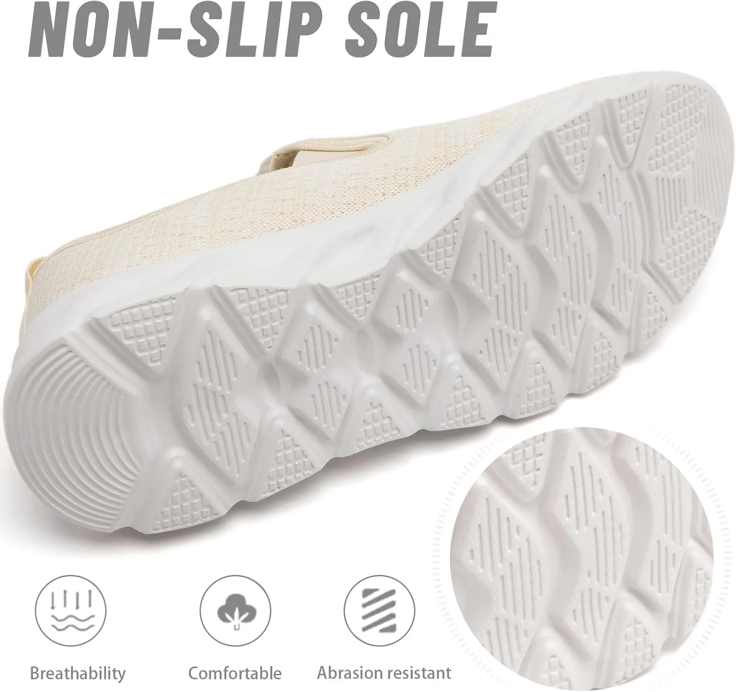Womens Running Tennis Walking Gym Slip on Shoes Athletic Sneakers Workout Fitness Hiking Shoe
