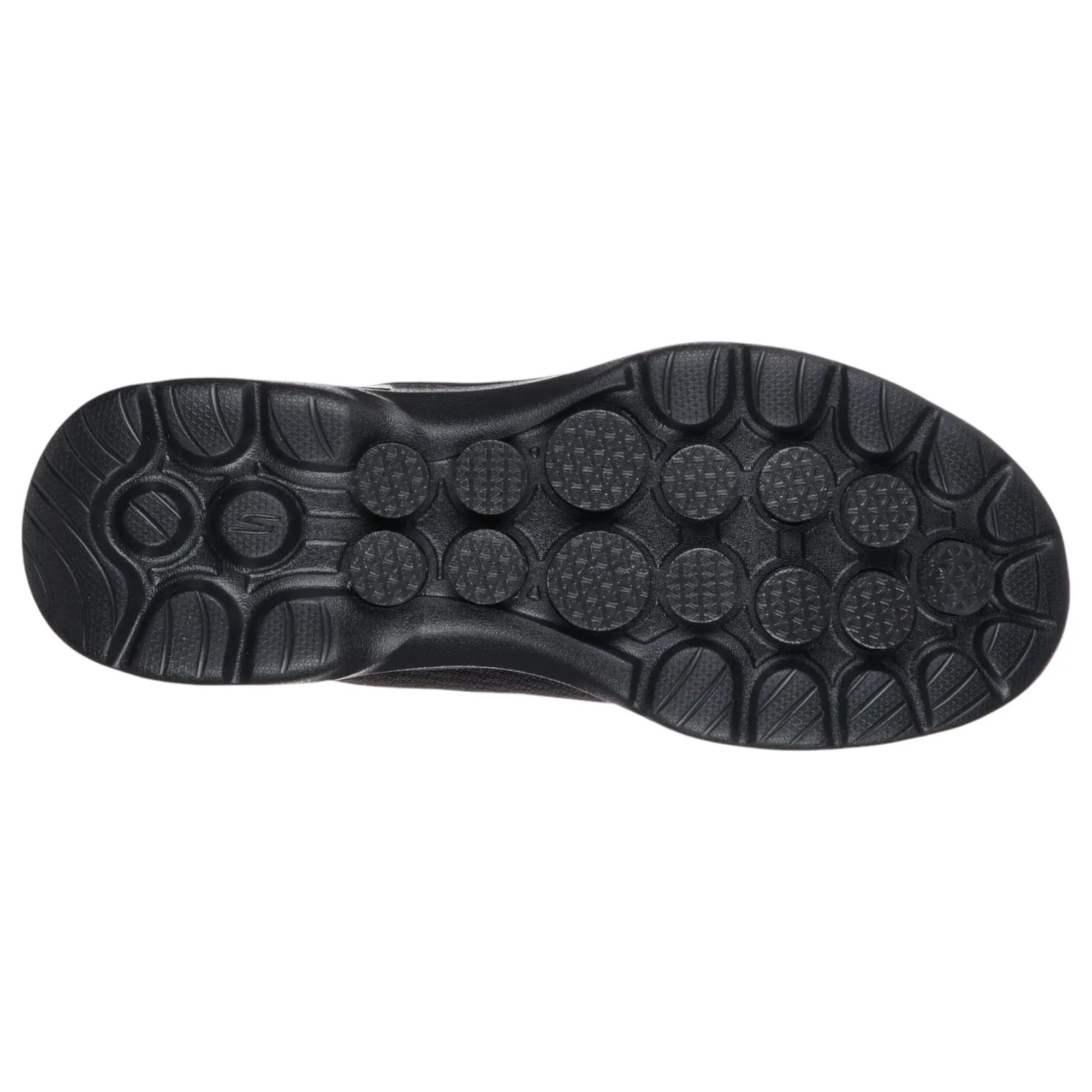 Womens Skechers Go Walk 6 - Iconic Vision Shoes Black/Black