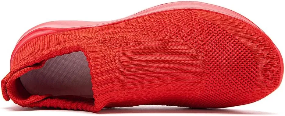 Womens Slip On Running Tennis Walking Shoes Women’s Fashion Sneakers Hiking Work Nurse Gym Casual Athletic Comfortable Shoes for Women Travel Fitness Mesh Lightweight