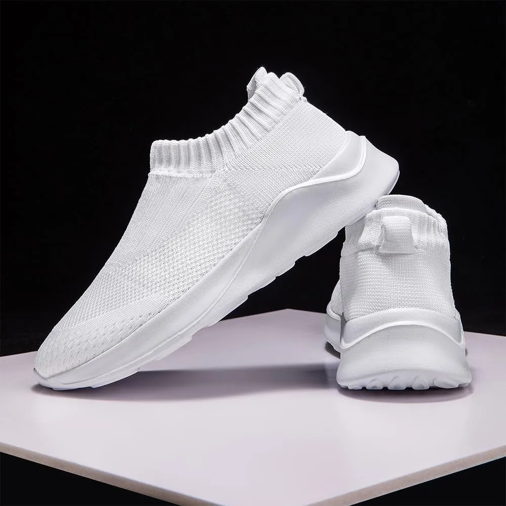 Womens Slip On Running Tennis Walking Shoes Women’s Fashion Sneakers Hiking Work Nurse Gym Casual Athletic Comfortable Shoes for Women Travel Fitness Mesh Lightweight