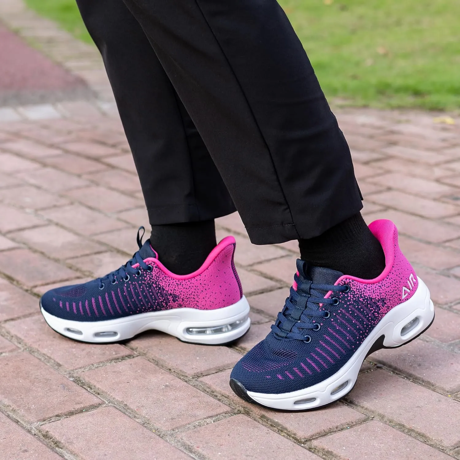 Women's Walking Shoes | Slip On | Fashion Sneakers | Air Running Tennis Shoes US 6-11
