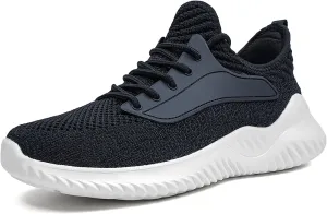 Womens Walking Shoes - Slip On Tennis Running Shoes Memory Foam Lightweight Work Sneakers for Indoor Outdoor Gym