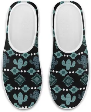 Womens Walking Shoes Tribal Animals Print Men Breathe Mesh Running Shoes Sock Sneakers Slip On Fashion Non Slip Tennis Sneakers