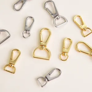 Zinc alloy flat hook buckle