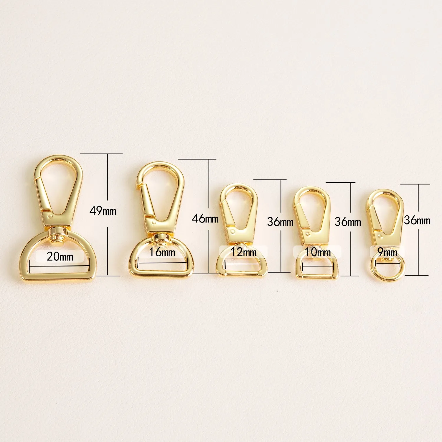 Zinc alloy flat hook buckle